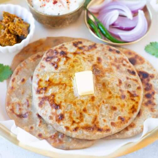 Aloo Pyaaz Paratha 2 Pcs